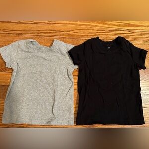 2 Primary Baby/Toddler Unisex T-Shirts - 18-24 months, like new